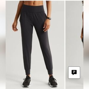 Zella Studio Luxe High Waist Slim Joggers Small in Black